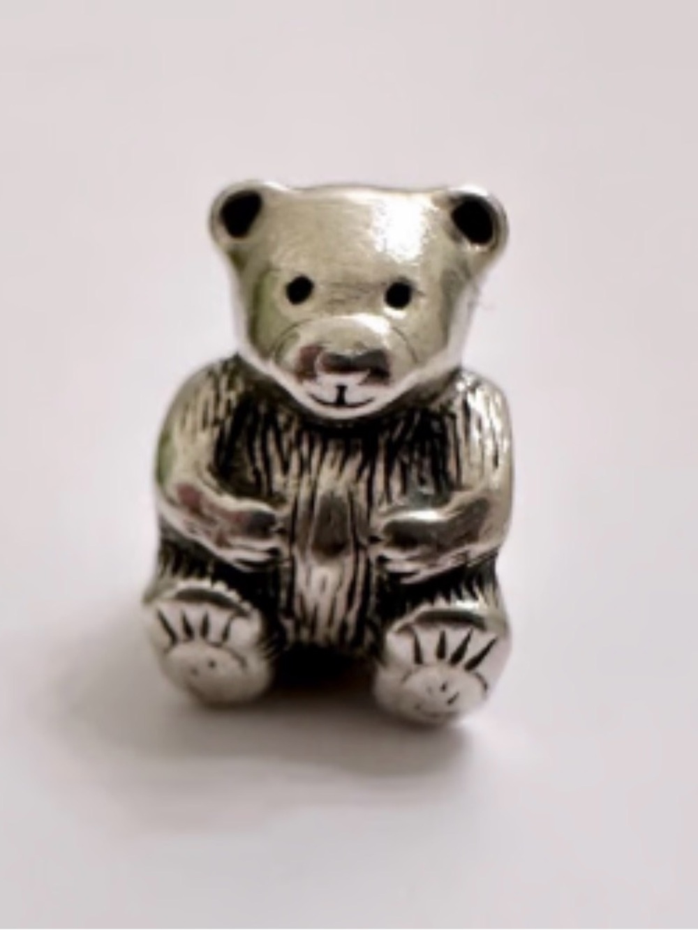 Pandora Silver Teddy Bear Charm Bead